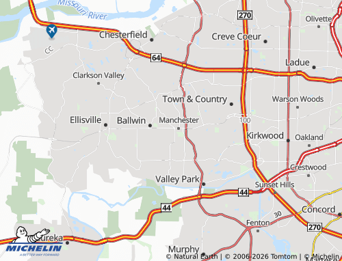 Mapa MICHELIN Winchester - ViaMichelin