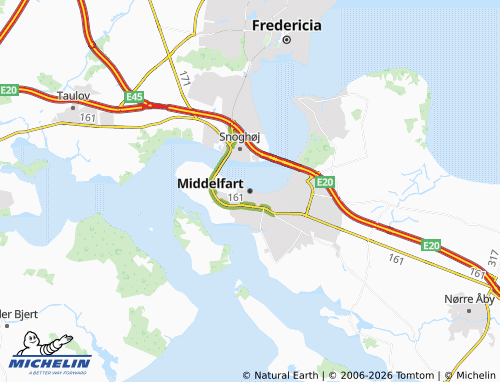 Mapa MICHELIN Middelfart - ViaMichelin
