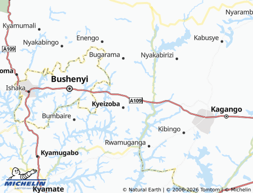 MICHELIN Kitwe map - ViaMichelin