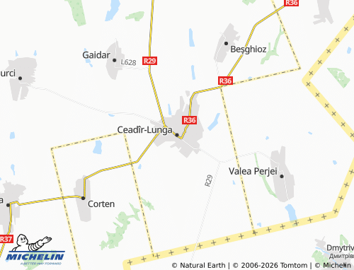 MICHELIN Ceadîr-Lunga map - ViaMichelin