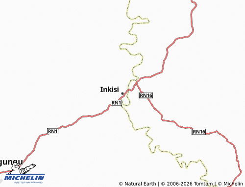 Mappa MICHELIN Inkisi - ViaMichelin