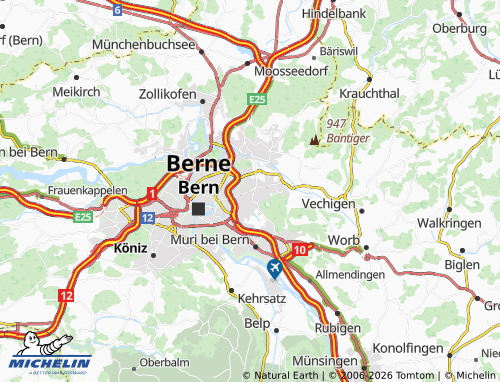 MICHELIN Ostermundigen map - ViaMichelin