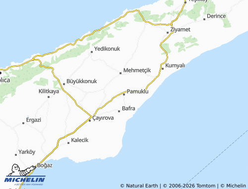 Carte MICHELIN Pamuklu - ViaMichelin