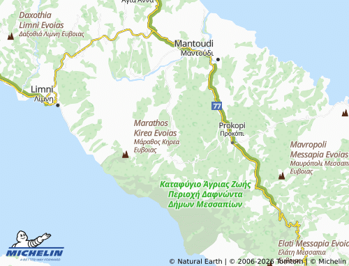 Carte MICHELIN Kalyvia - ViaMichelin