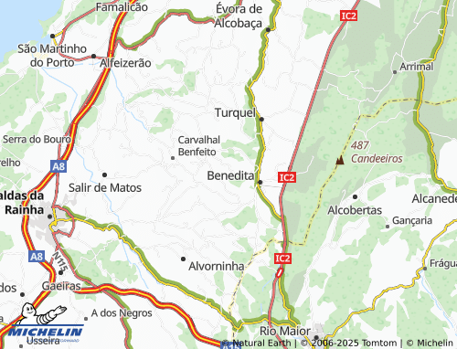 MICHELIN Casal da Azenha map - ViaMichelin