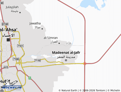 MICHELIN Al Umran Southern map - ViaMichelin