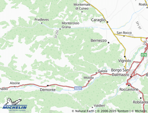 MICHELIN Gorrè map - ViaMichelin