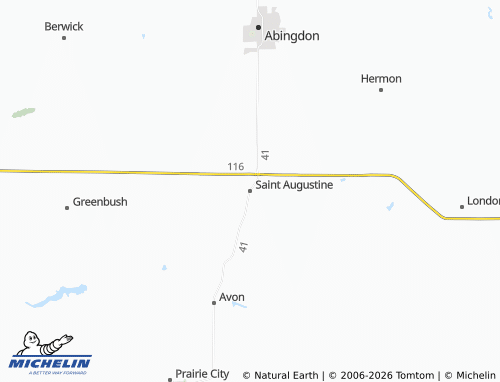 Mapa MICHELIN Saint Augustine - ViaMichelin