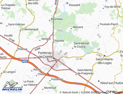 MICHELIN L'Orbrie map - ViaMichelin