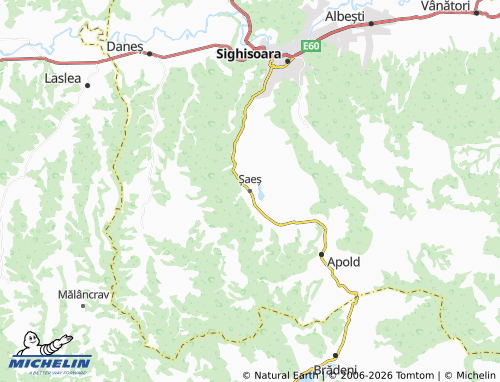 Mapa MICHELIN Șaeș - ViaMichelin