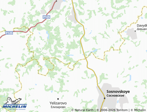 MICHELIN-Landkarte Cherneyevo - ViaMichelin