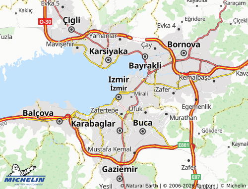 MICHELIN Yenigün map - ViaMichelin
