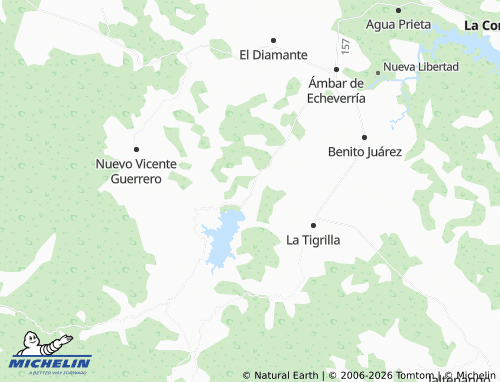 Mappa MICHELIN Guadalupe Victoria - ViaMichelin