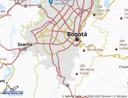 MICHELIN Olaya map - ViaMichelin