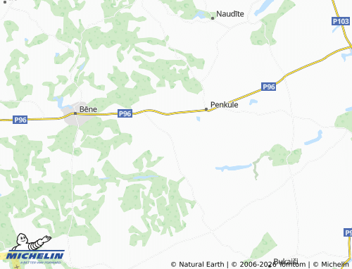 Mapa MICHELIN Ezeriņi - ViaMichelin