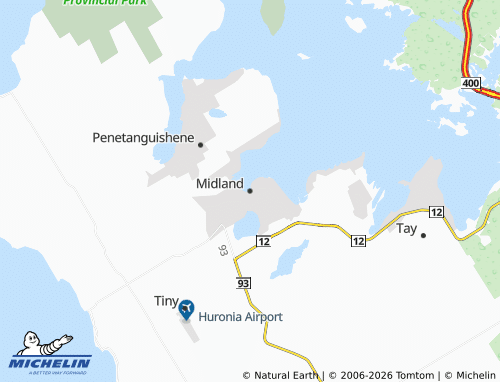 MICHELIN-Landkarte Midland - ViaMichelin