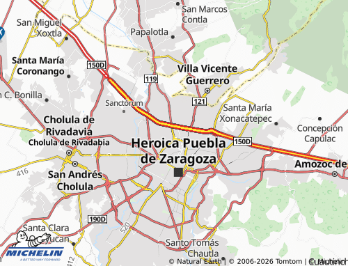 Carte MICHELIN Santa María La Rivera - ViaMichelin