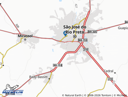 Mapa MICHELIN Jardim Tarraf - ViaMichelin