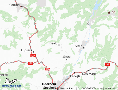 Mappa MICHELIN Dealu - ViaMichelin