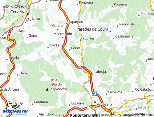 MICHELIN Redondo map - ViaMichelin
