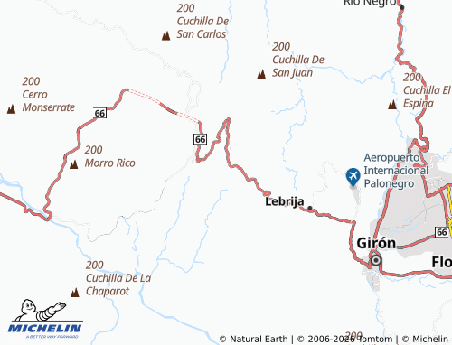MICHELIN La Cuchilla map - ViaMichelin