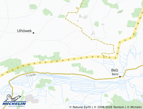 MICHELIN-Landkarte Korczmin - ViaMichelin