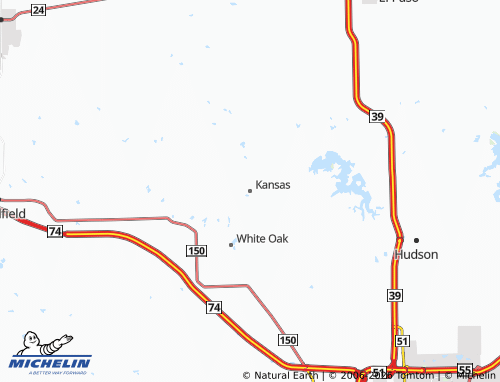 Mapa MICHELIN Kansas - ViaMichelin
