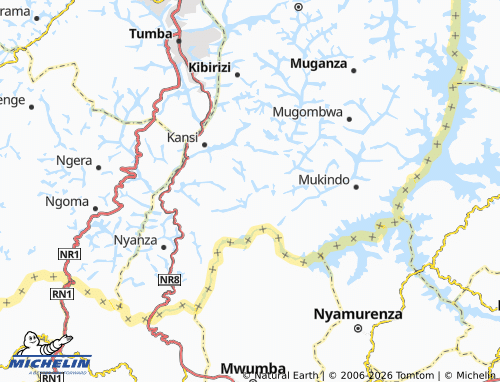 Mappa MICHELIN Nyarubande - ViaMichelin