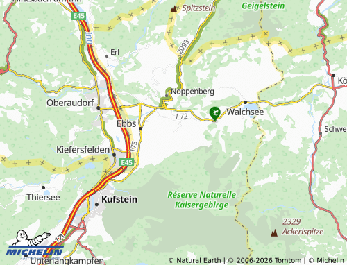 MICHELIN-Landkarte Oberbuchberg - ViaMichelin