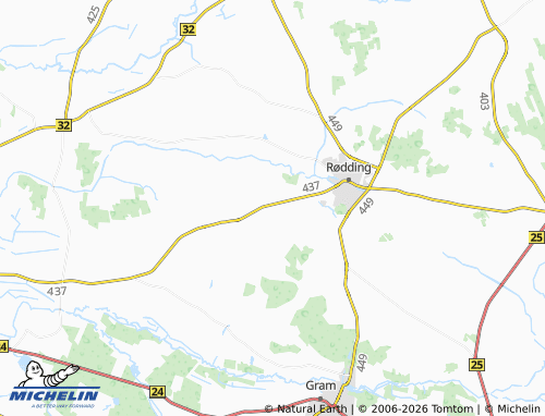 Carte MICHELIN Brøstrup - ViaMichelin