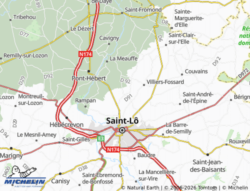 MICHELIN Le Mesnil-Rouxelin map - ViaMichelin