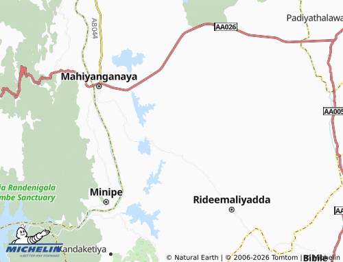 MICHELIN Dikkendayaya map - ViaMichelin