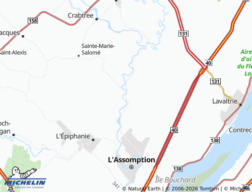 Mapa MICHELIN Domaine-Ouellet - ViaMichelin