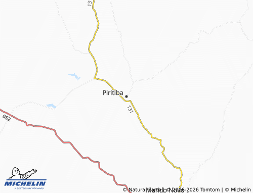 MICHELIN Piritiba map - ViaMichelin