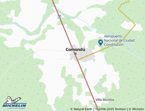 MICHELIN Guaycura map - ViaMichelin