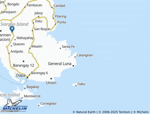 MICHELIN Catangnan map - ViaMichelin