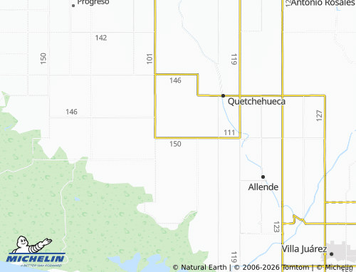 MICHELIN Nueva Casa de Teras map - ViaMichelin