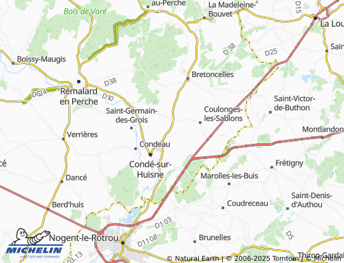 MICHELIN Rivray map - ViaMichelin