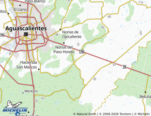 MICHELIN El Mercadito map - ViaMichelin