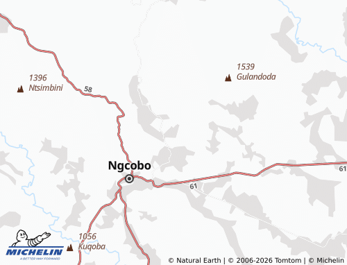 Kaart MICHELIN Ntabomvu - ViaMichelin