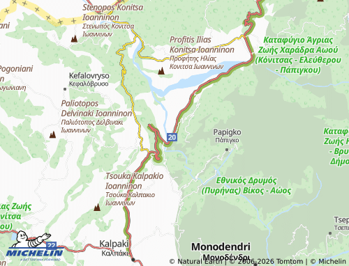 Mapa MICHELIN Kalyvia - ViaMichelin