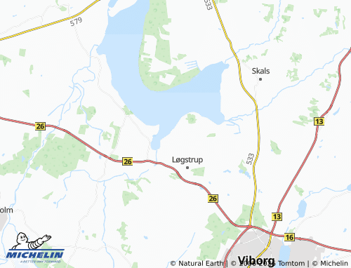 Mappa MICHELIN Hjarbæk - ViaMichelin
