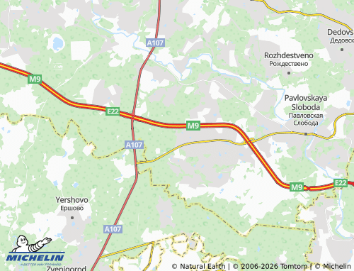 Carte MICHELIN Stimul SNT - ViaMichelin