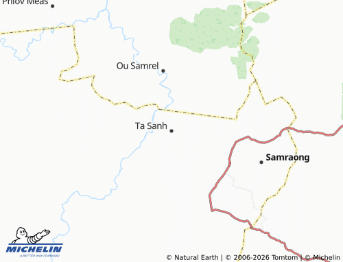 Kaart MICHELIN Ta Sanh - ViaMichelin