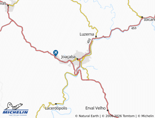 Carte MICHELIN Joaçaba - ViaMichelin