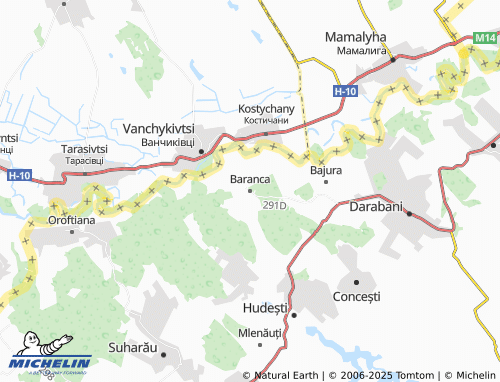 MICHELIN Baranca map - ViaMichelin