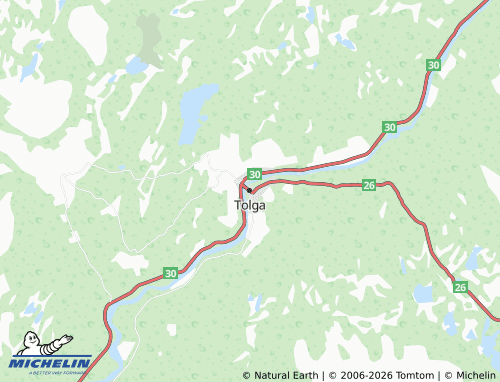 MICHELIN-Landkarte Tolga - ViaMichelin