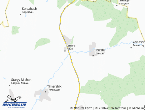 MICHELIN-Landkarte Ileber - ViaMichelin