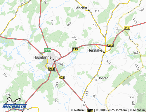 MICHELIN Wehlage map - ViaMichelin