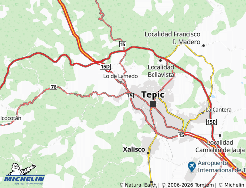 Mappa MICHELIN Infonavit Solidaridad El Aguacate - ViaMichelin